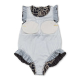 Ruffle camo deer hunting baby girls one piece swimsuit