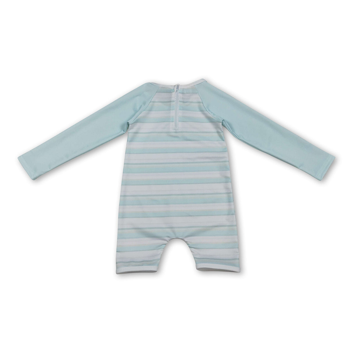 Long sleeves stripe baby boy summer swimsuit