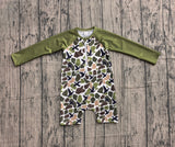 Long sleeves duck camo baby boy summer swimsuit