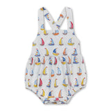 Sleeveless boat baby boys summer romper