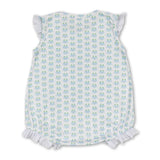 Sleeveless crab baby girls summer romper