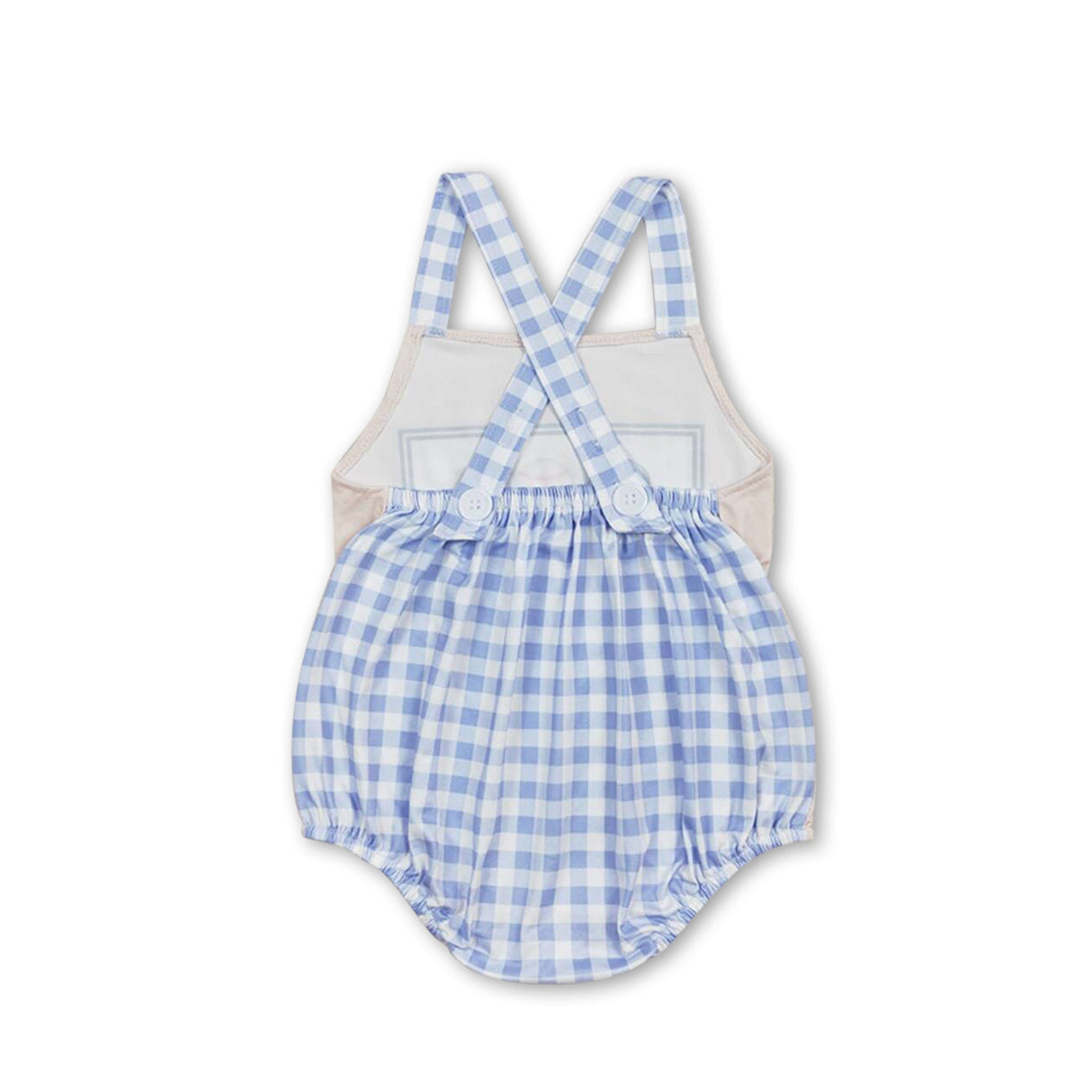 Straps baseball baby boys summer romper