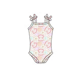 Straps shell baby girls summer romper