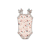 Straps shell princess baby girls summer romper