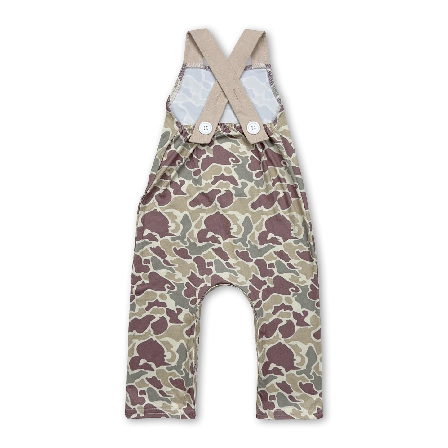 Straps deer pocket camo kids boys overalls