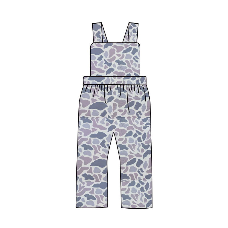 Straps grey camo baby boys hunting overalls