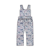 Straps grey camo baby boys hunting overalls