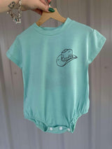 Short sleeves hat cactus rodeo western baby kids romper