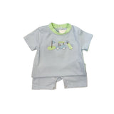 Short sleeves stripe golf baby boy romper