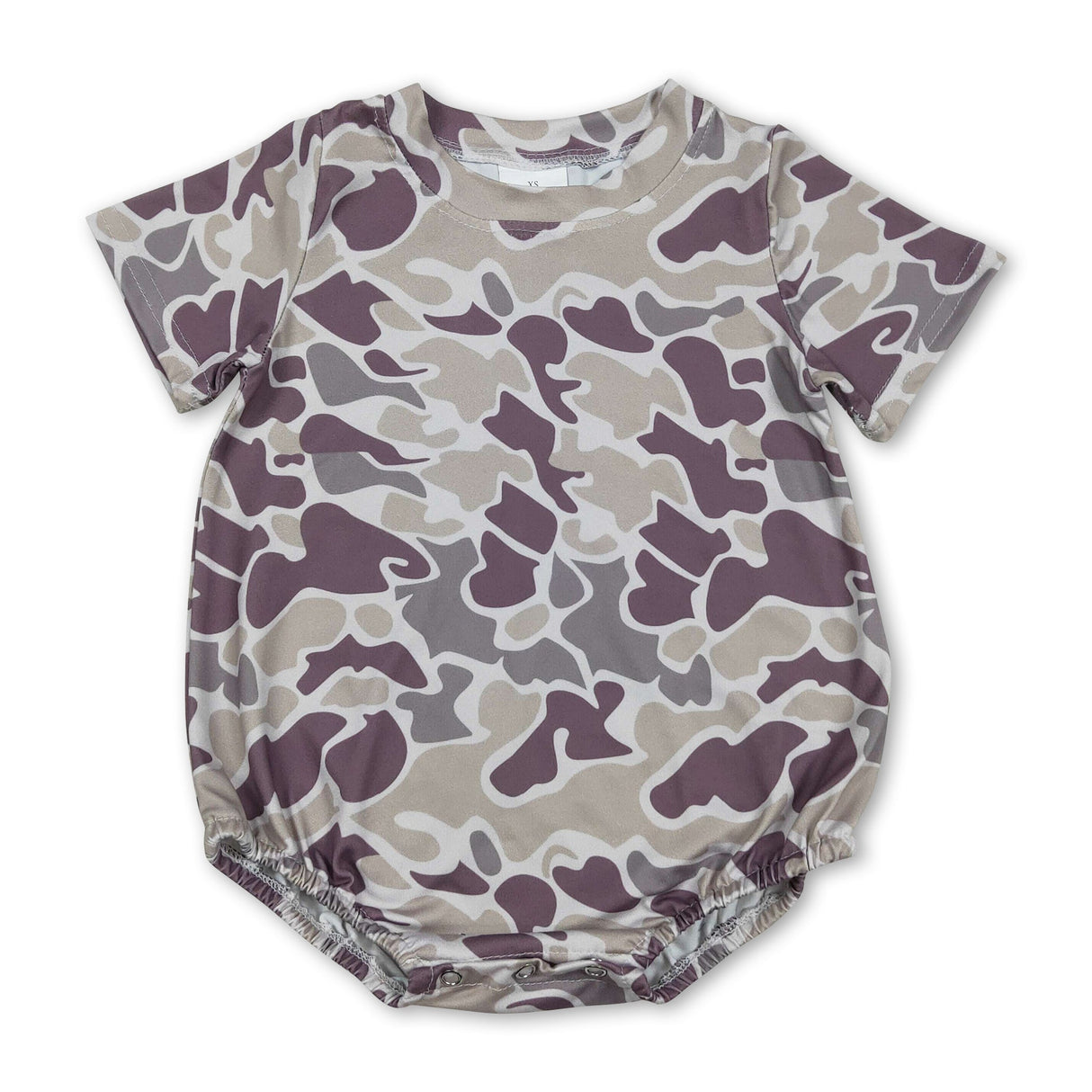 Short sleeves camo baby boy summer romper