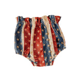 Stripe stars kids 4th of july bummies