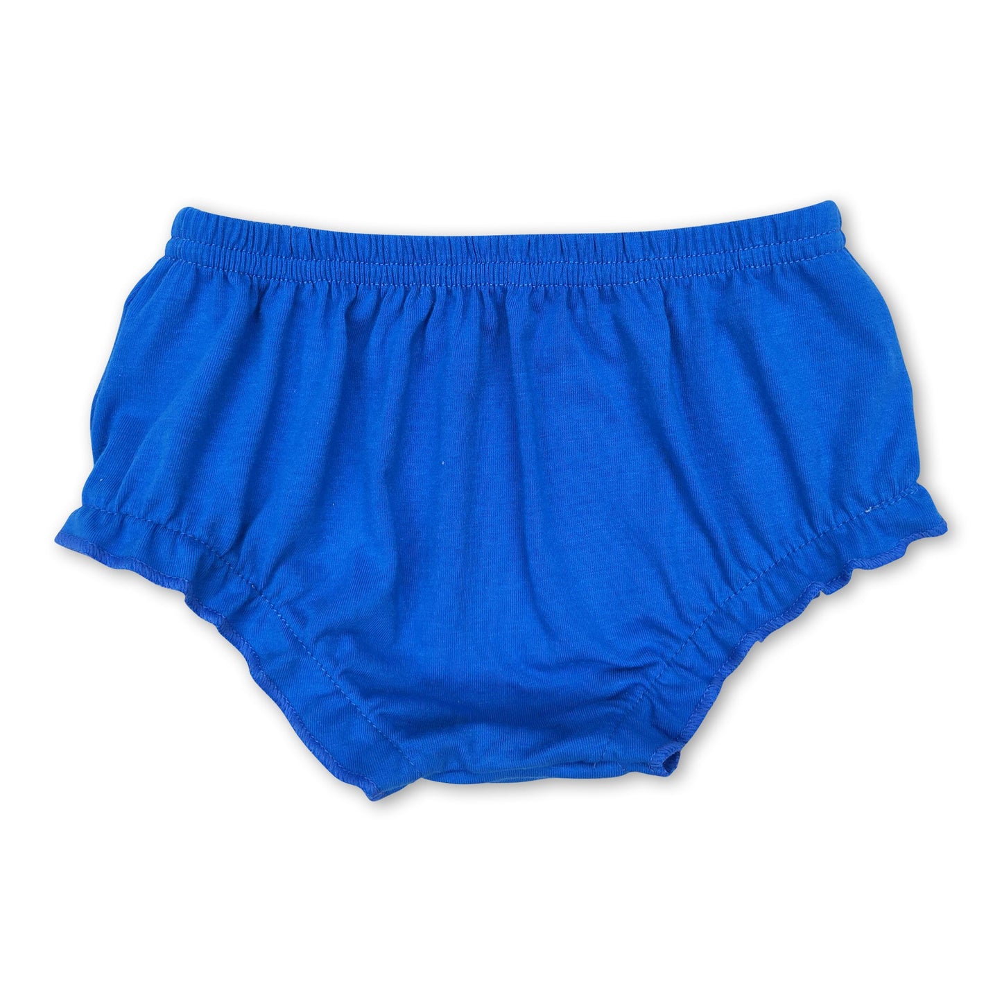 Blue cotton baby girls summer bummies