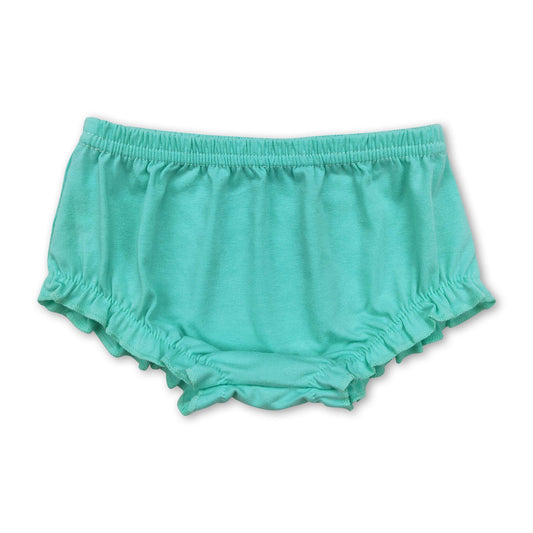 Mint cotton baby girls bummies