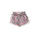 Pink camo baby girls summer shorts