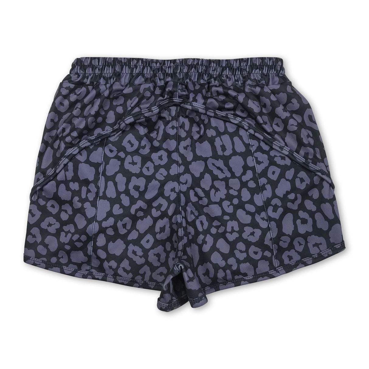 Black leopard adult women summer shorts