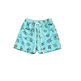 Aqua cow brands western kids boys summer shorts