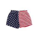 Stars stripe kids boys 4th of july shorts