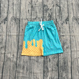 Teal ice cream sprinkle baby kids summer team shorts