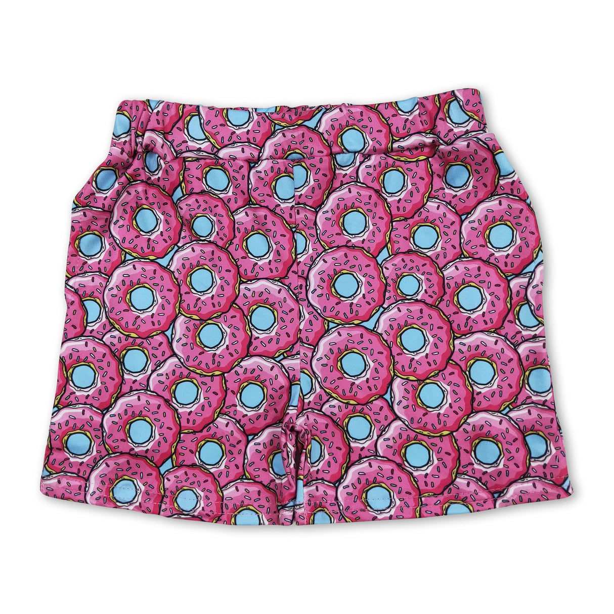 Pink blue donuts baby kids summer shorts
