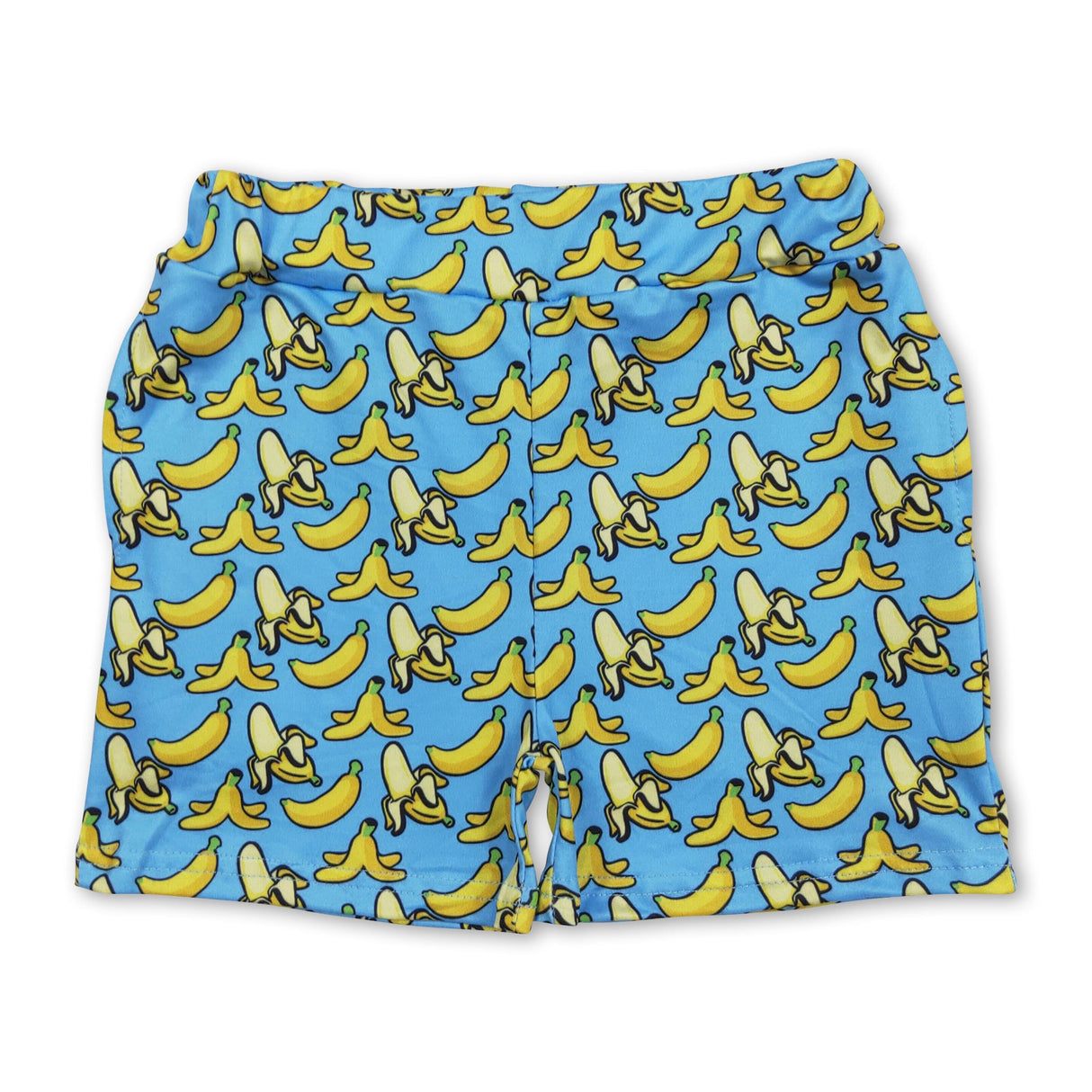 Blue bananas baby kids summer shorts