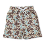 Mint camo kids boys summer shorts
