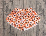 Leopard yellow dog adult women team active shorts