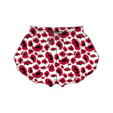 Leopard hogs adult women team active shorts