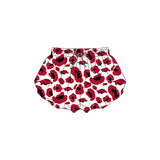 Leopard hogs kids girls team active summer shorts