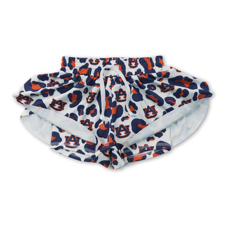 Leopard A U kids girls team active summer shorts