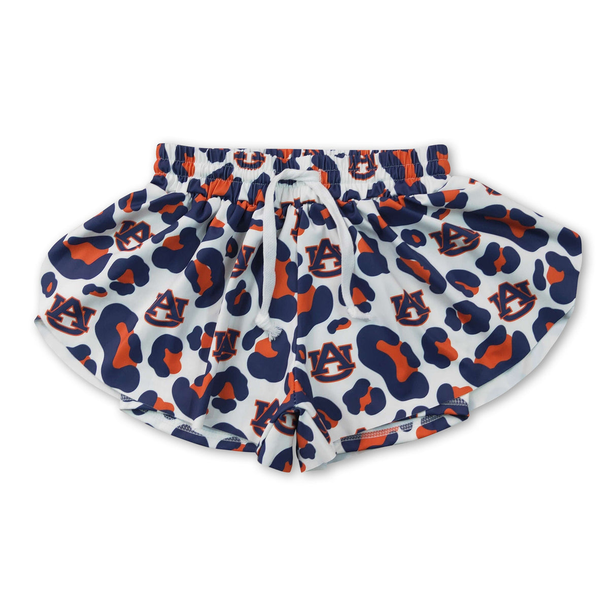 Leopard A U kids girls team active summer shorts