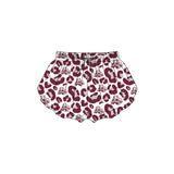 Leopard M dog kids girls team active summer shorts