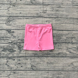 Pink kids girls summer active shorts