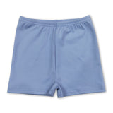 Light blue kids girls summer active shorts