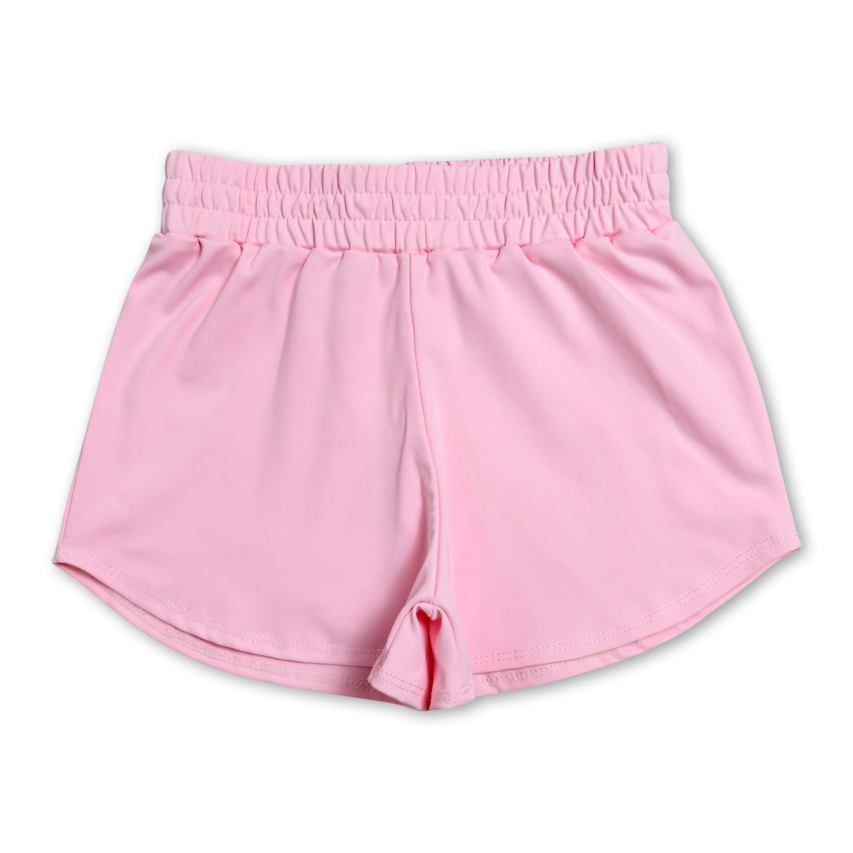 Pink kids girls summer yoga active shorts