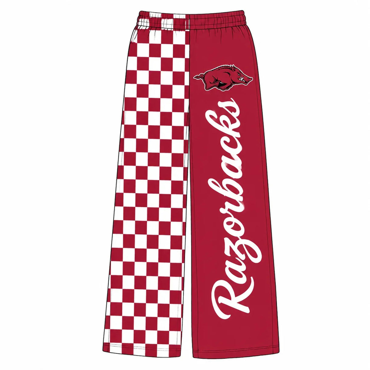 MOQ 5 pcs plaid hogs kids girls team pants