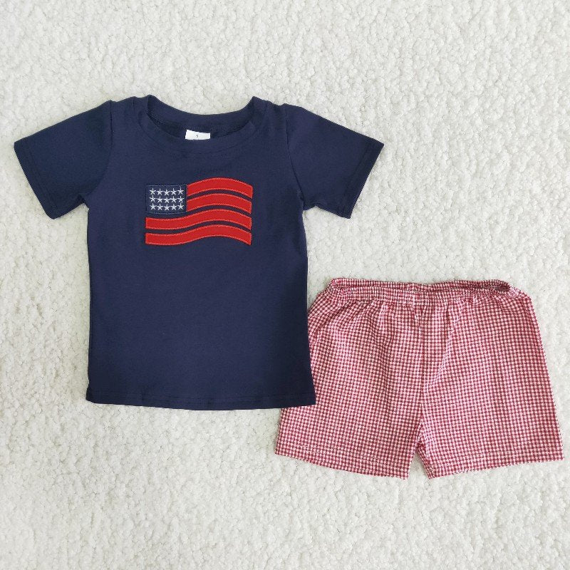Boy Flag Striped Outfit