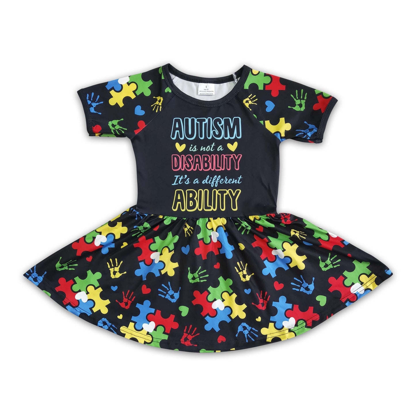 Autism is not a disability it's a different ability girls dress