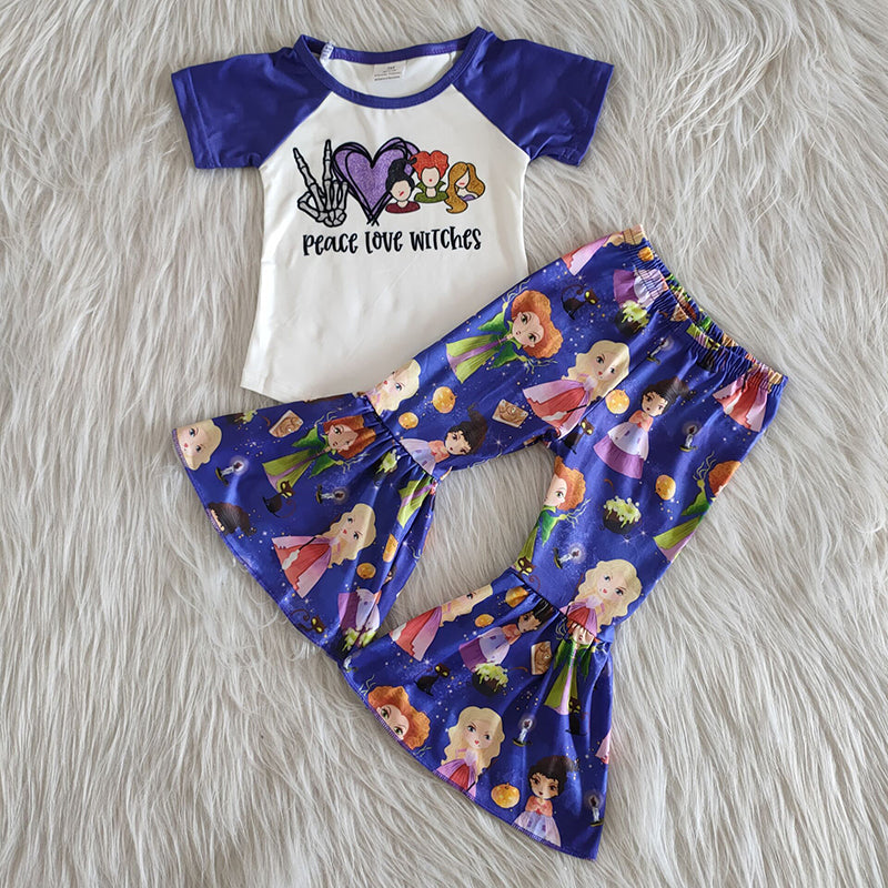 Girl Peace Love Witches Outfit
