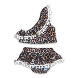 Girl  Leopard Baby Girl Summer Swimsuit