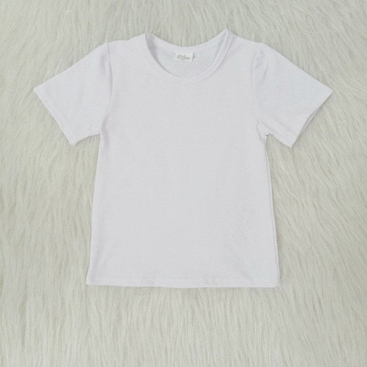 White Solid T-shirt