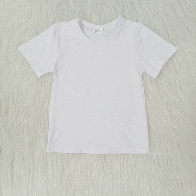 White Solid T-shirt