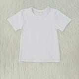 White Solid T-shirt