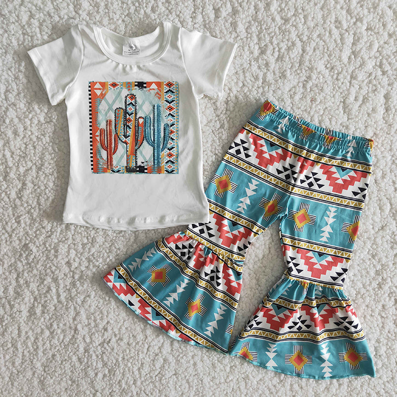 Girl Cactus Aztec Outfit