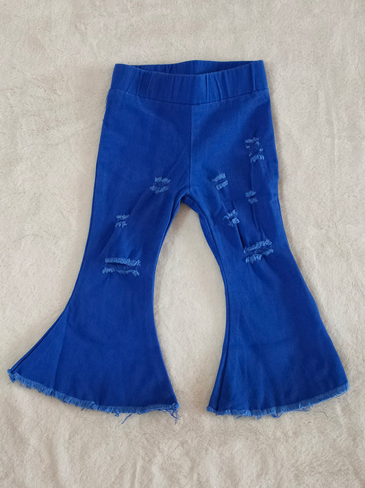 Girl blue denim pants