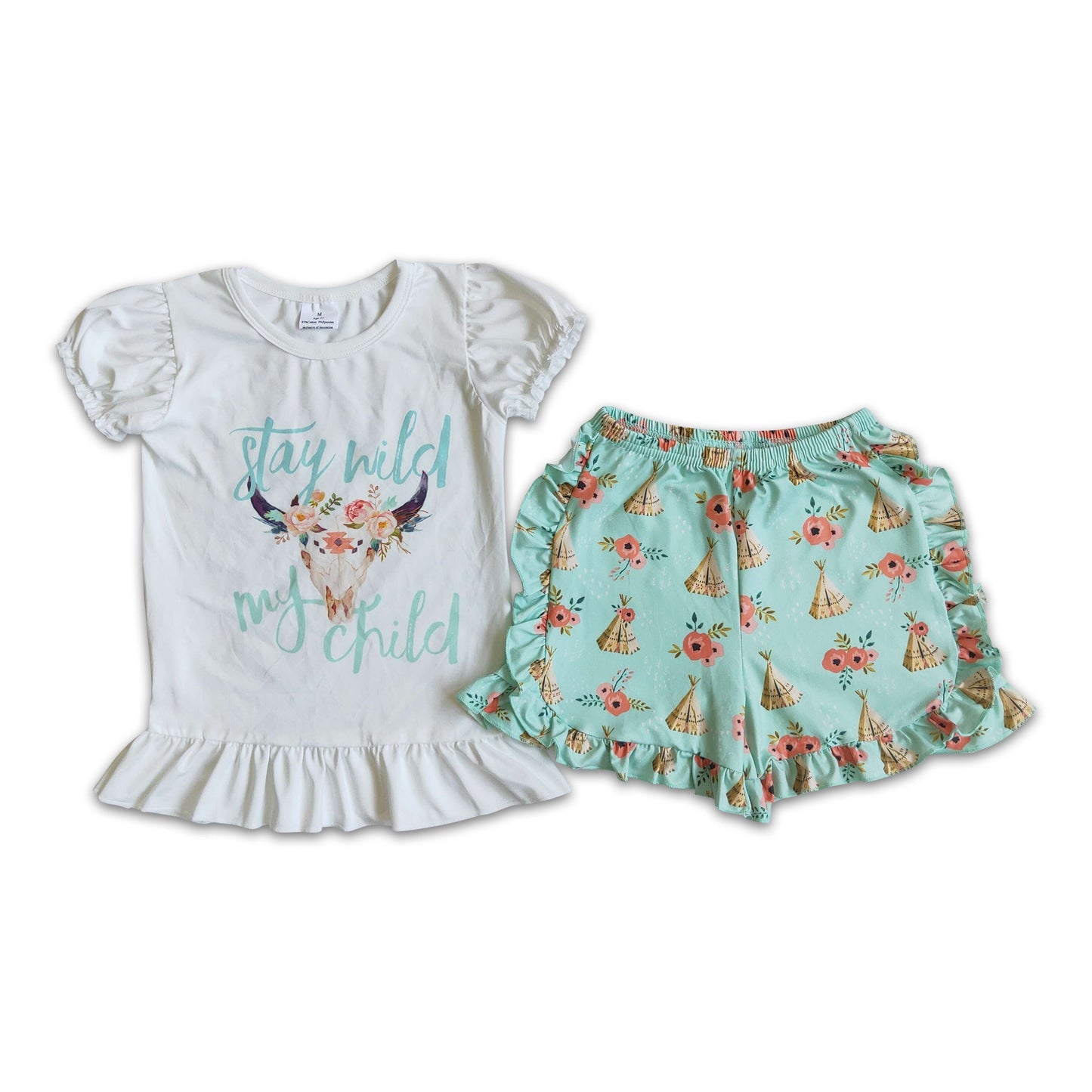 Stay Wild My Child Short Outfit