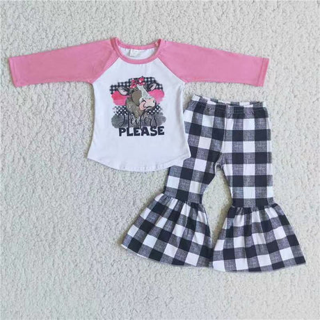 heifer please shirt plaid pants girls outfits