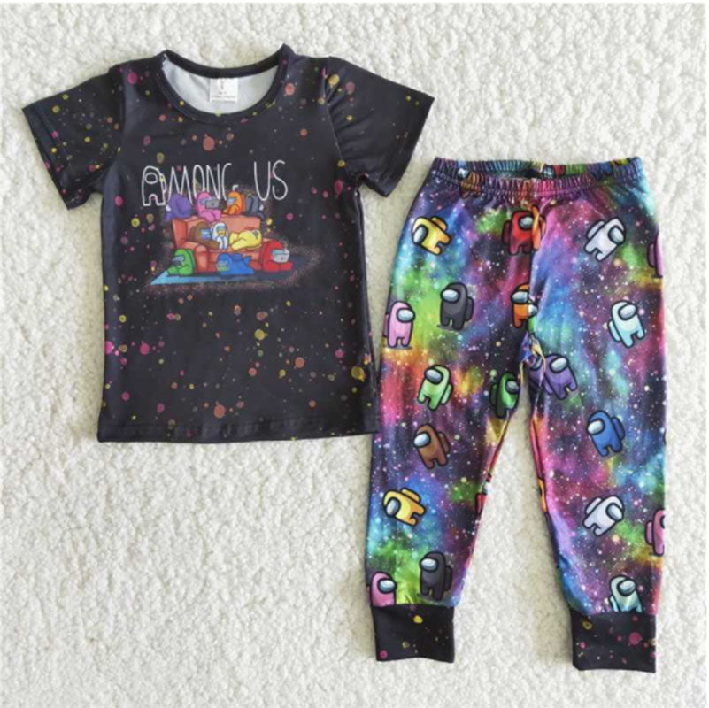 Boy Game Print Outfit