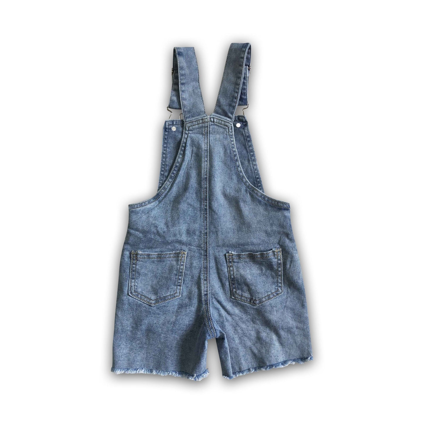 High quality denim shorts girls summer overalls