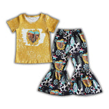 Cactus bleached shirt pants girls western outfits