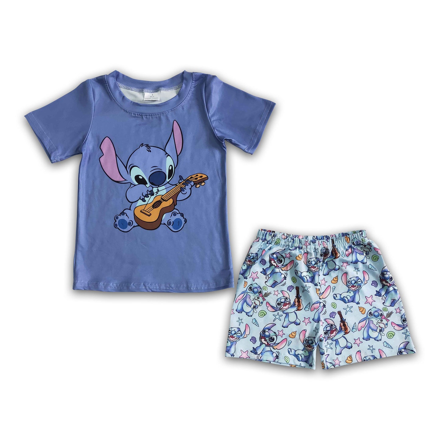 Cute koala short sleeve shirt shorts boy summer clothing set